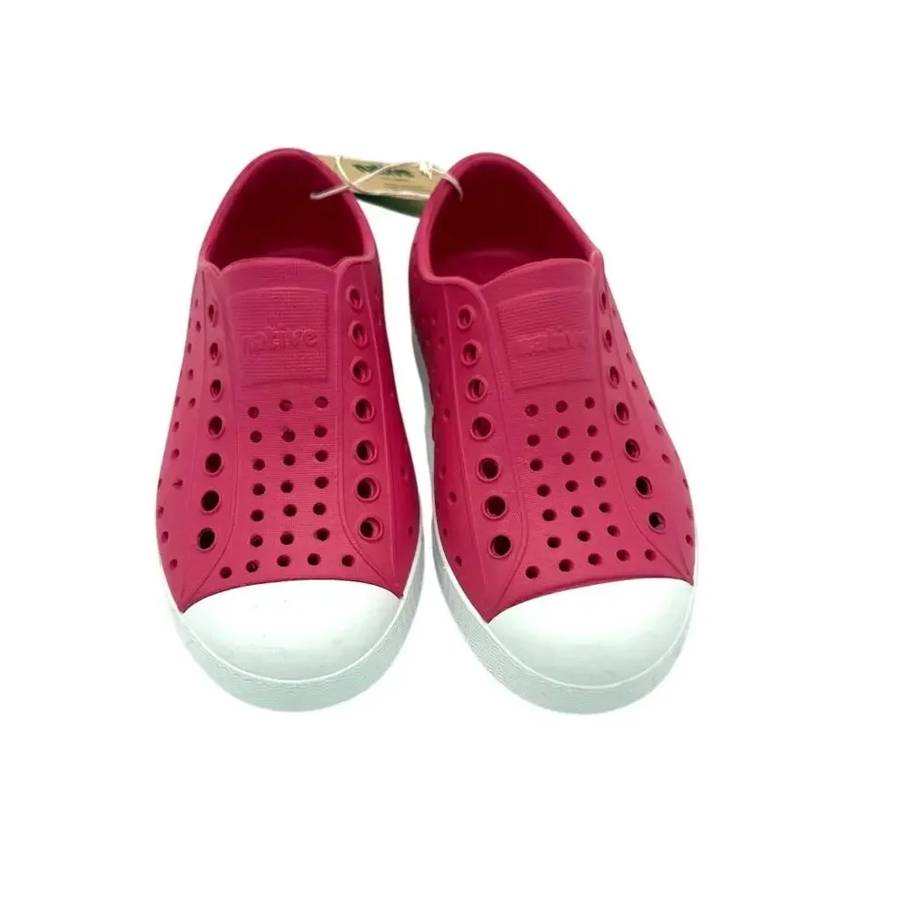 NEW Native Jefferson Child Shoes - Hollywood Pink/Shell White - c9 (toddler 9)